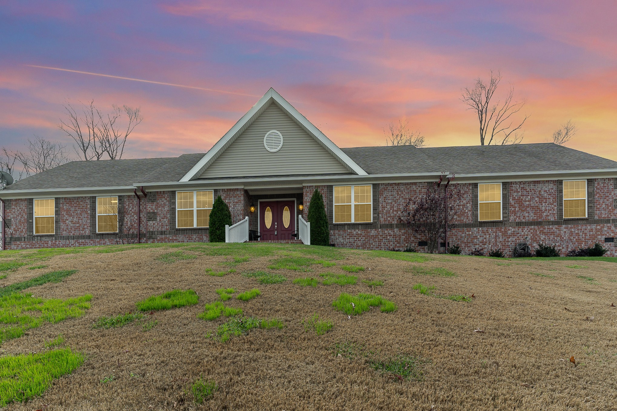 1525 Heller Ridge Spring Hill, TN 37174 - Photo 49 of 57 a front view of a house with a yard