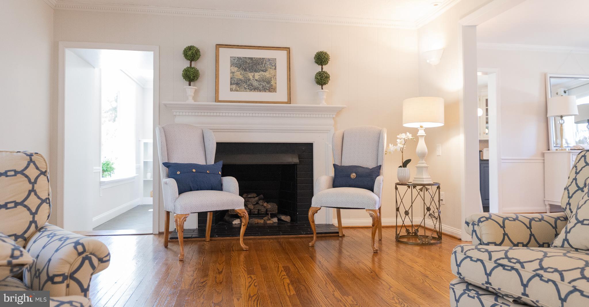 650 Timber Lane Devon, PA 19333 - Photo 8 of 50 Formal Living Room with Fireplace