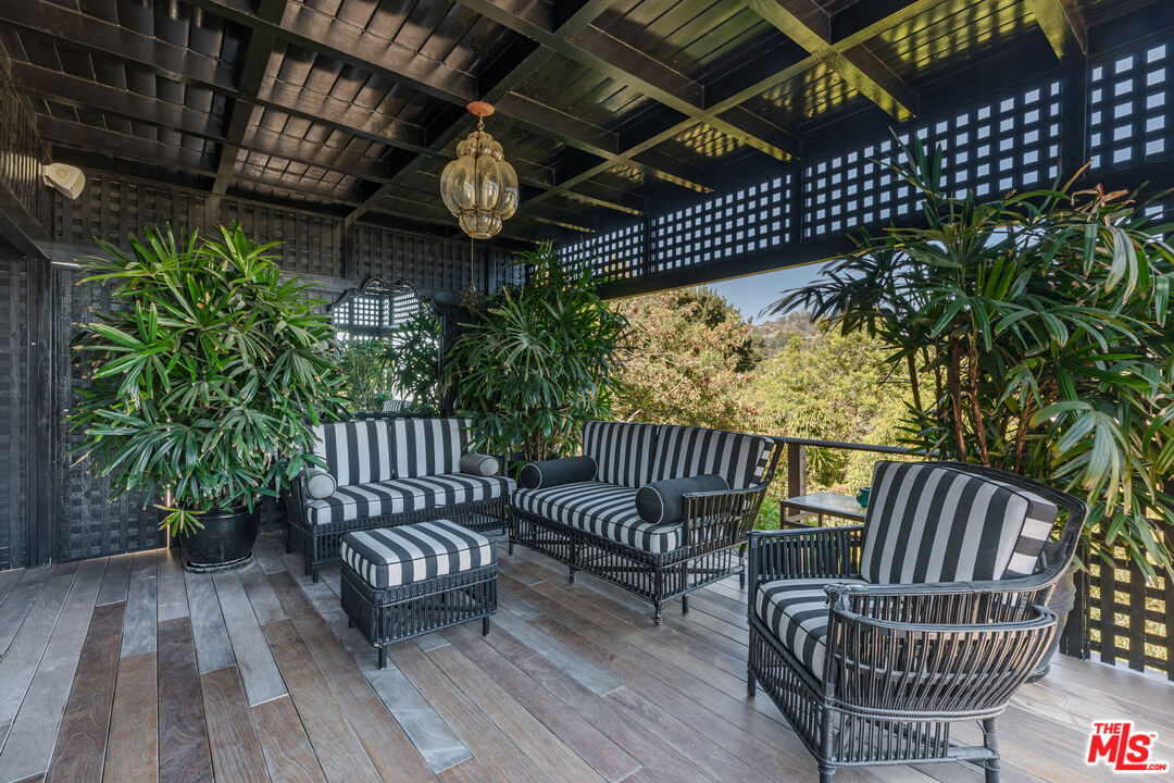 1612 Gilcrest Drive Beverly Hills, CA 90210 - Photo 15 of 33 a view of porch with seating space