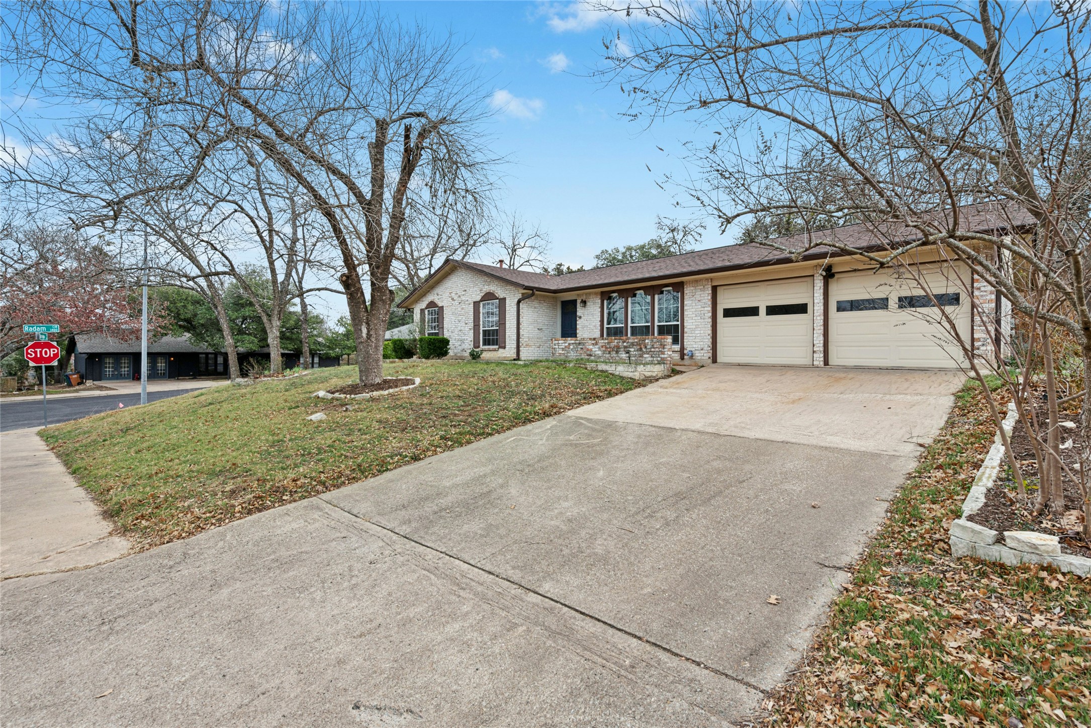 1444 Salem Meadow Circle Austin, TX 78745 - Photo 2 of 35 front view of house with a yard