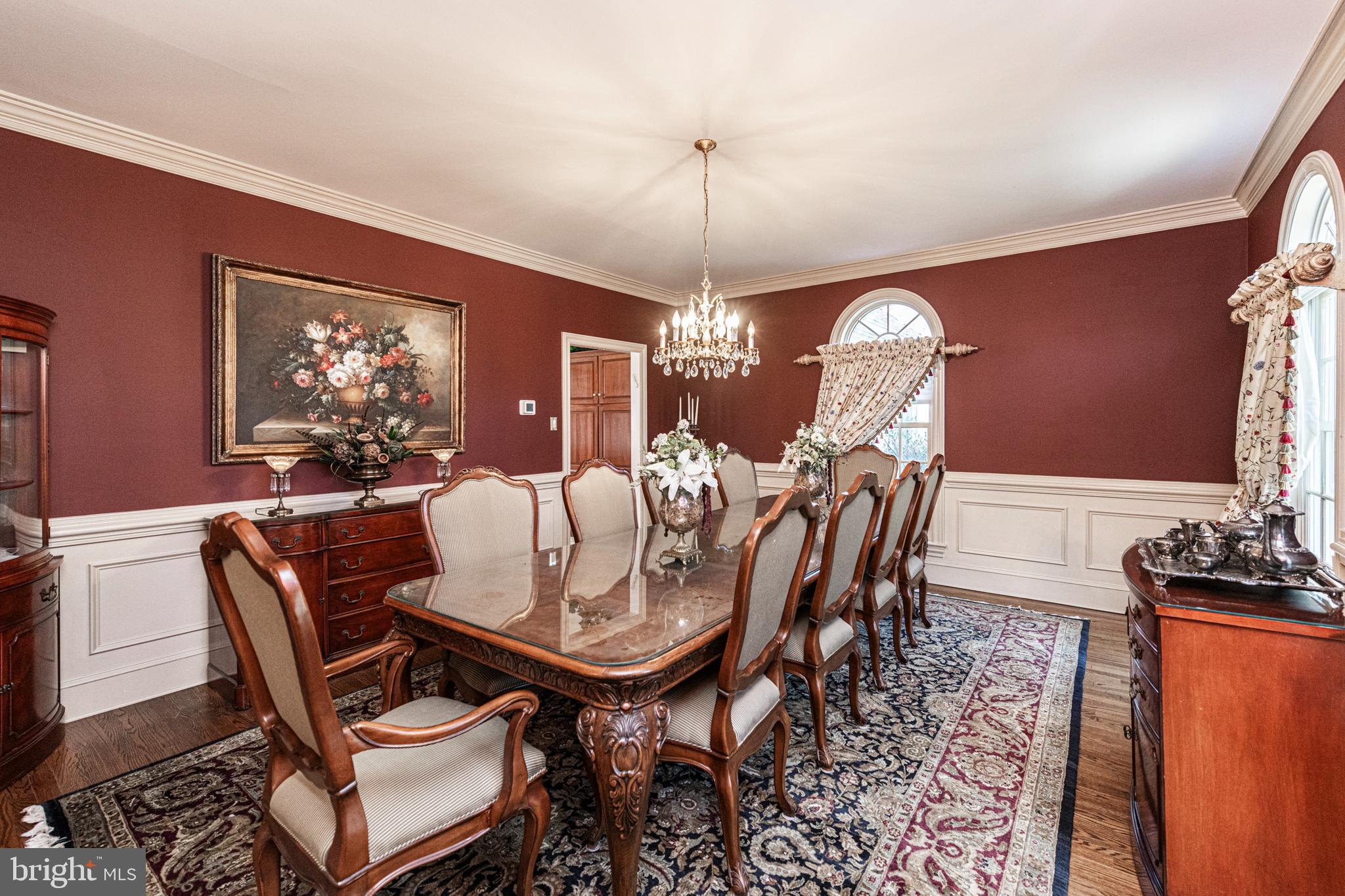 516 Sugartown Road Devon, PA 19333 - Photo 22 of 77 a dining room with furniture a chandelier and window