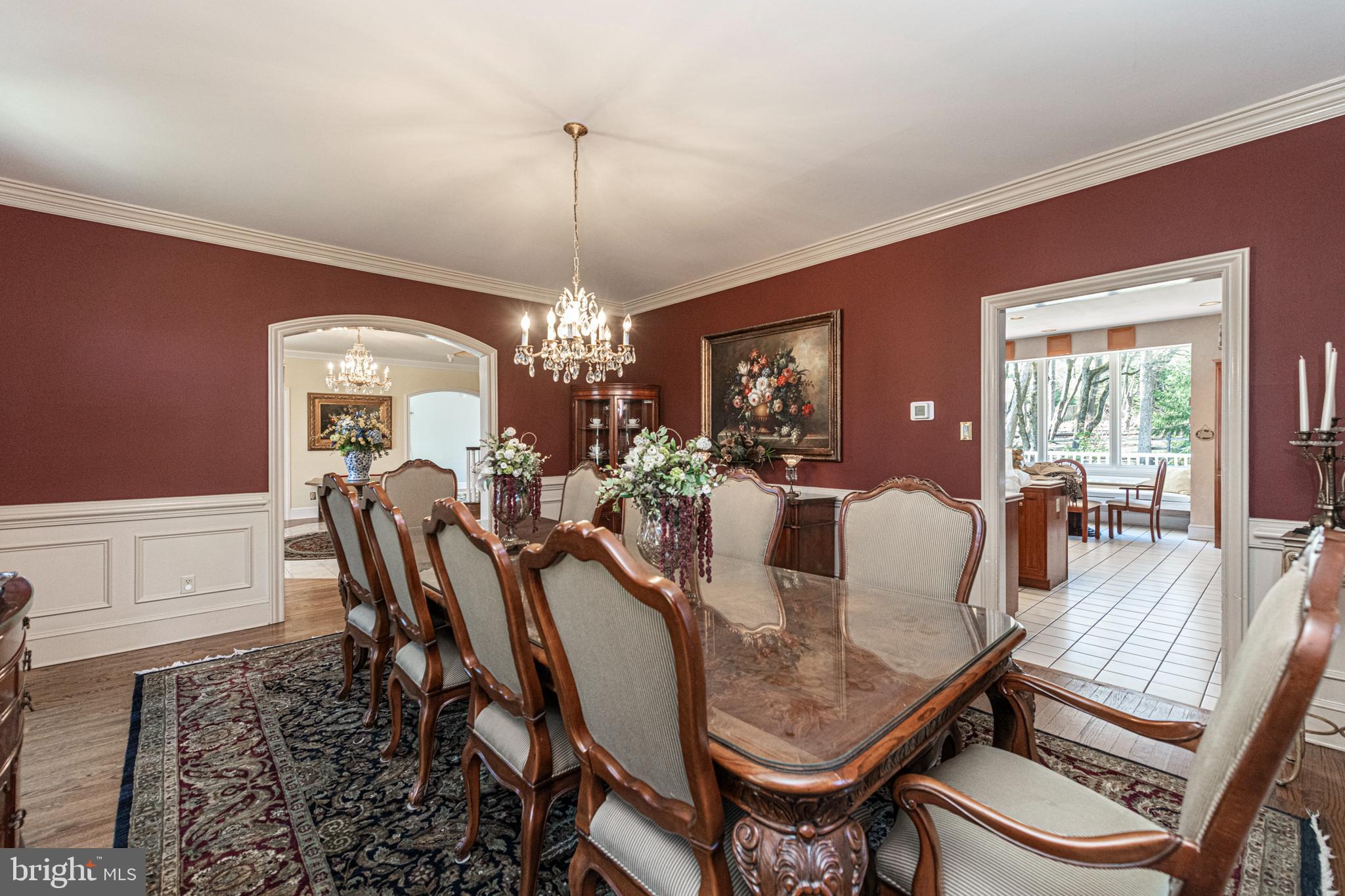 516 Sugartown Road Devon, PA 19333 - Photo 23 of 77 a view of a dining room with furniture window and wooden floor