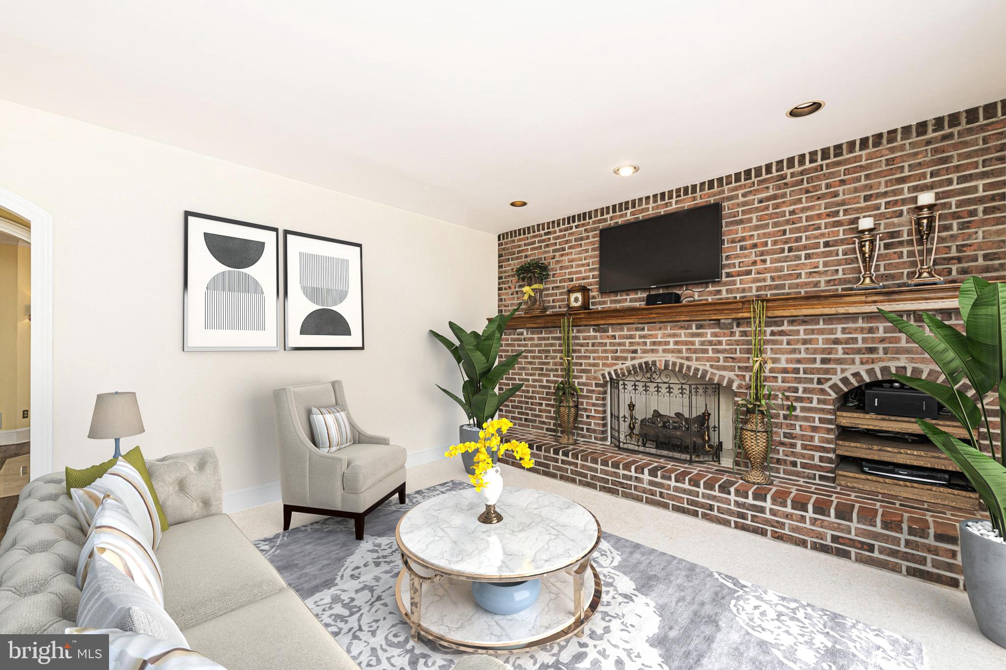 516 Sugartown Road Devon, PA 19333 - Photo 27 of 77 a living room with furniture and a flat screen tv