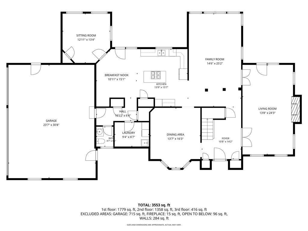 3200 Goff Road Corning, NY 14830 - Photo 2 of 50 First Floor Layout