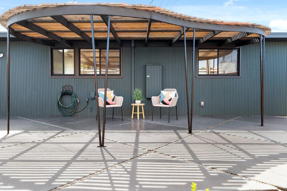 1669 Eleanor Drive San Mateo, CA 94402 - Photo 27 of 31 a view of a wooden chairs and a table in the patio