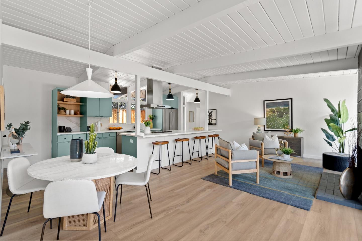 1669 Eleanor Drive San Mateo, CA 94402 - Photo 5 of 31 a view of a dining room with furniture window and wooden floor