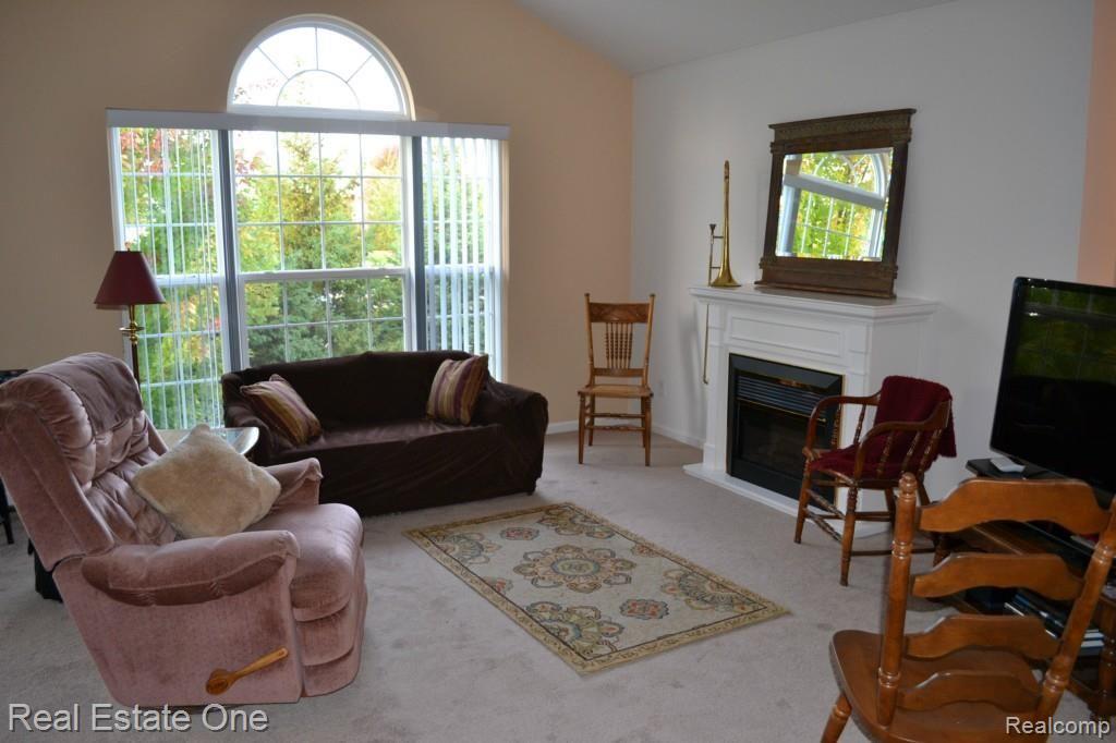 Roomy Living Space with Fireplace 