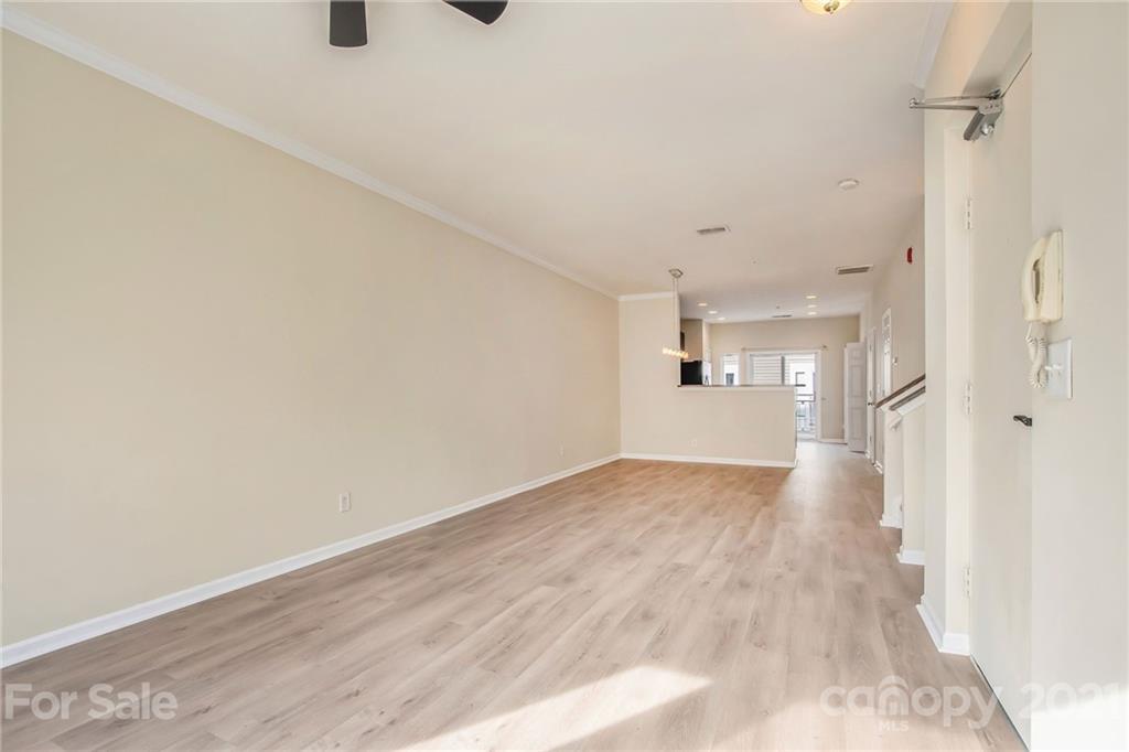 642 Raphael Place Charlotte, NC 28205 - Photo 4 of 27 a view of empty room with wooden floor