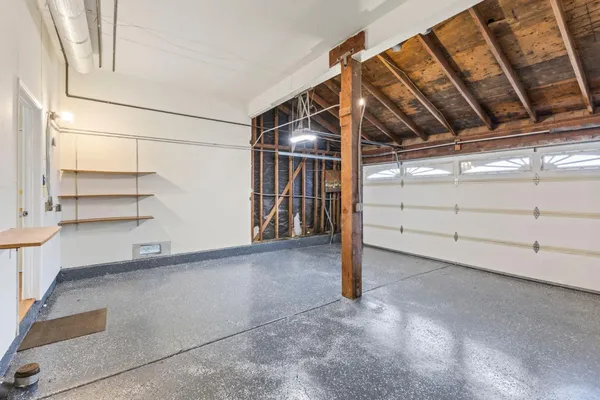 a view of storage and utility room