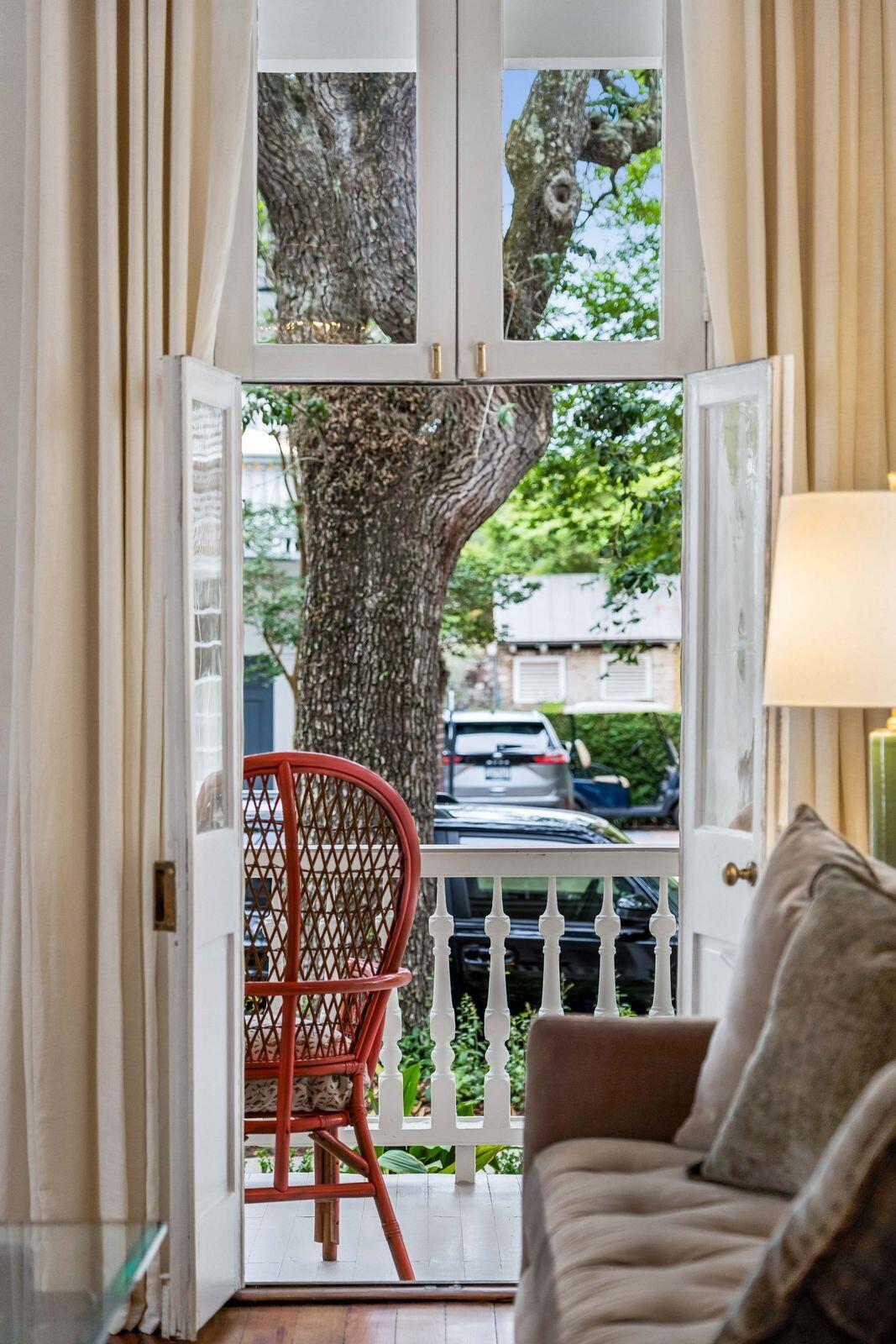 95 Church Street Charleston, SC 29401 - Photo 17 of 87 View to Porch