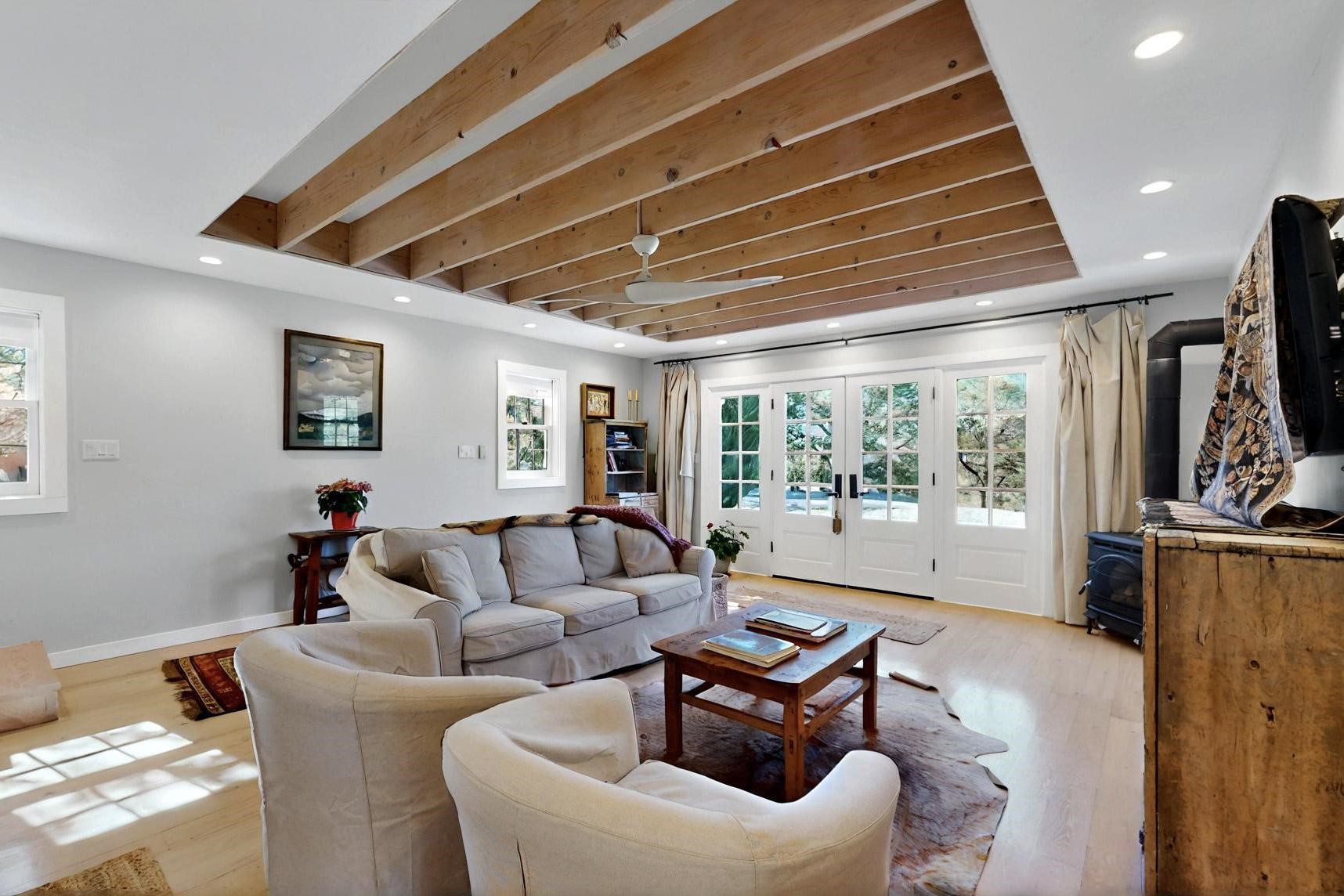 15 Toltec Road Santa Fe, NM 87505 - Photo 49 of 72 Beautiful French doors access the living room