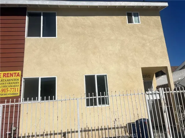 a view of front door