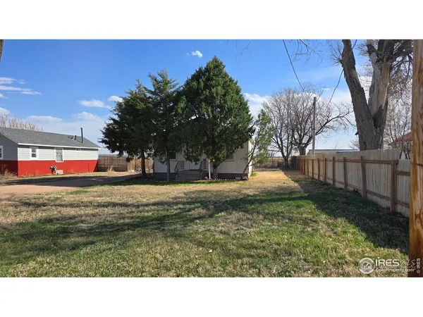 a view of outdoor space with garden