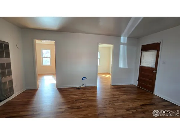 a view interior of the house and wooden floor