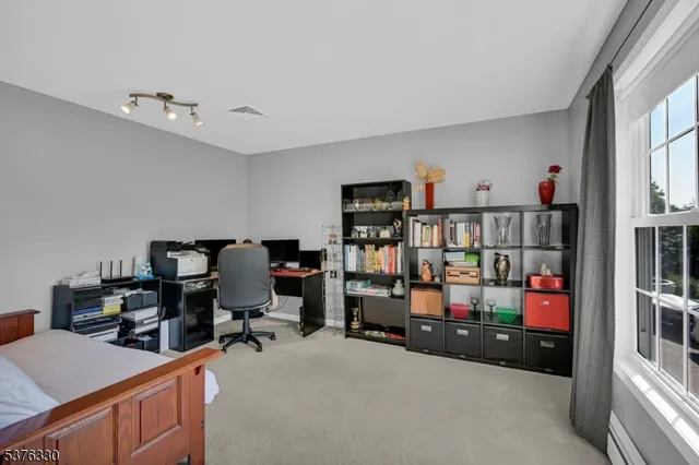 a room with furniture