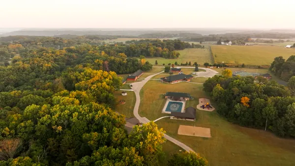 a house view with a outdoor space