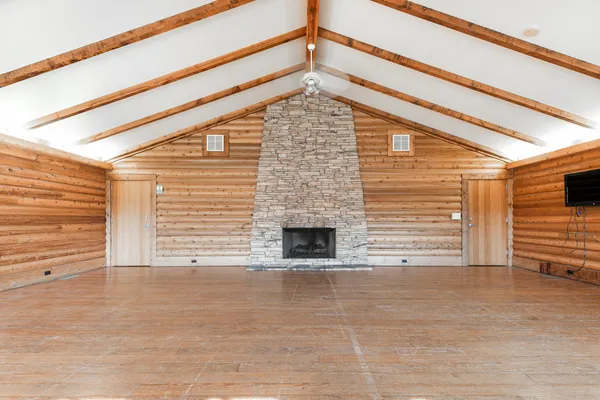 a view of a room with furniture