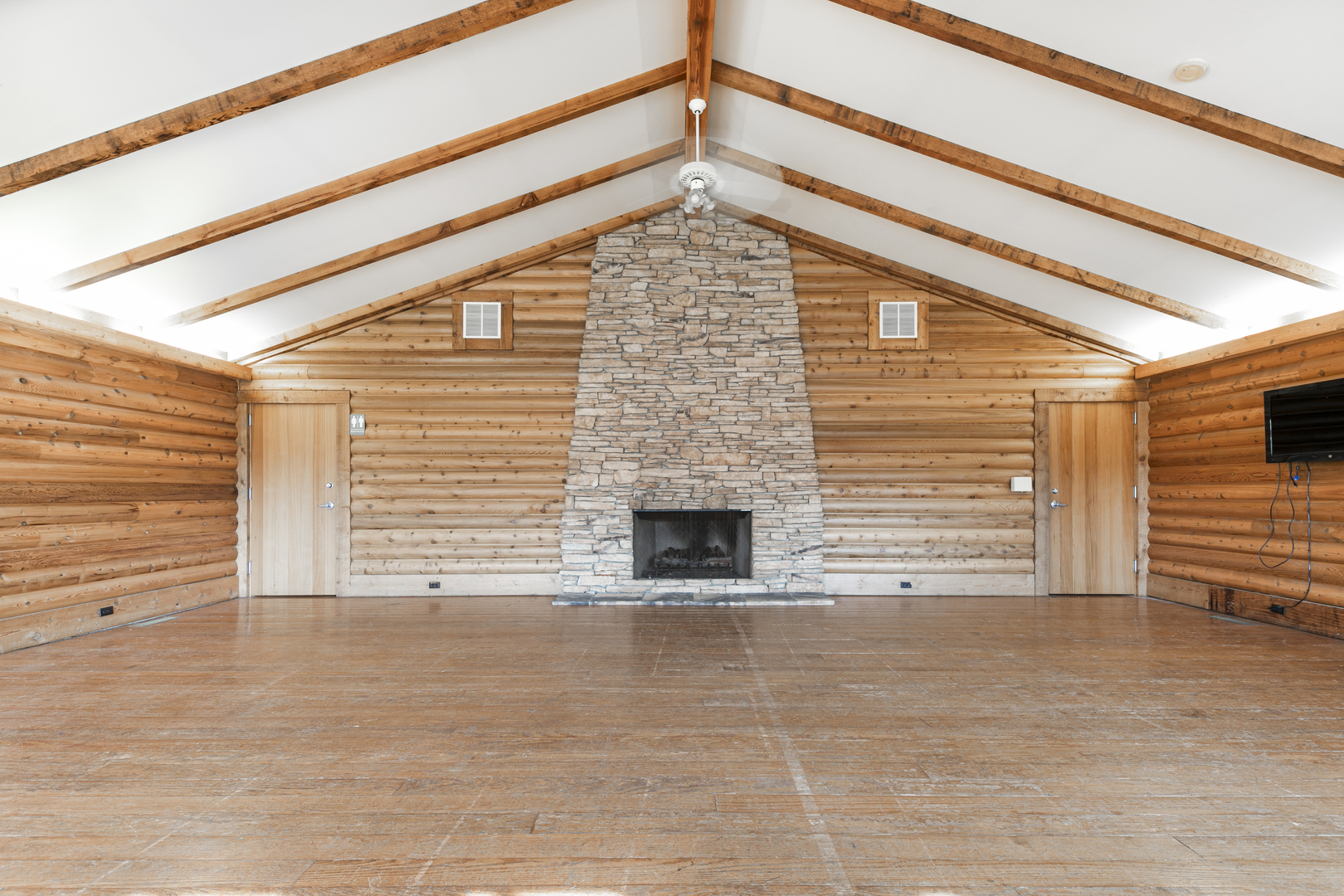 823 Columbia Road Washburn, IL 61570 - Photo 40 of 46 a front view of a house with large windows