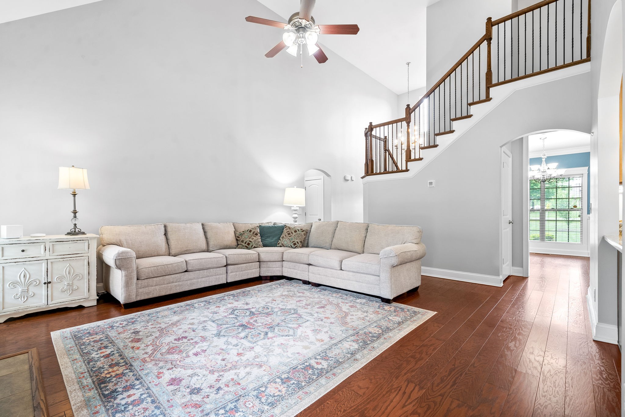 4244 Sango Road Clarksville, TN 37043 - Photo 8 of 43 a living room with furniture and wooden floor