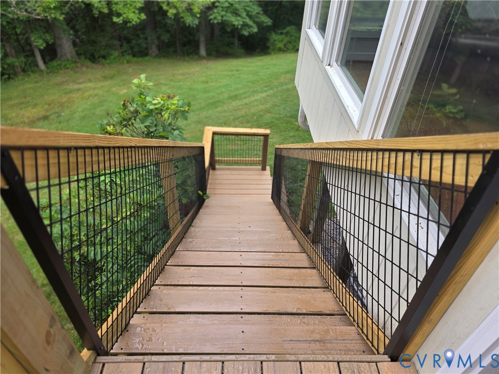 741 Furrs Mill Road Lexington, VA 24450 - Photo 25 of 29 Deck Stairs