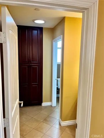 a view of closet area