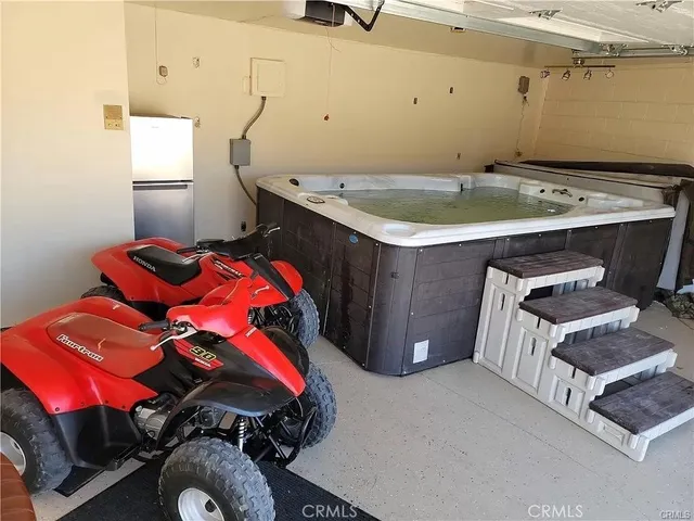 a room with gym equipment