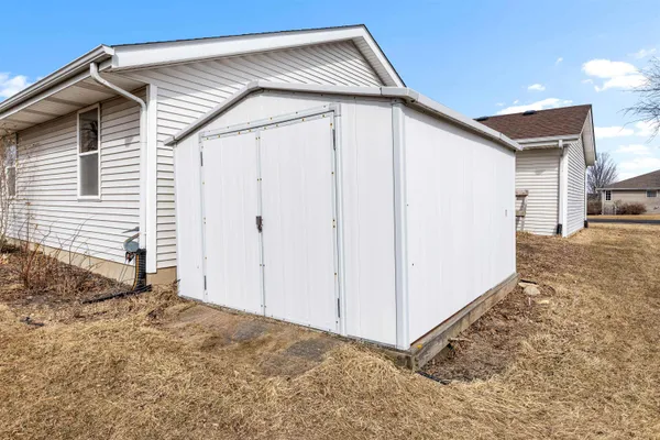 a backyard of a house