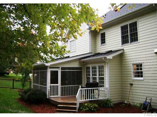 8101 Fallston Court Raleigh, NC 27613 - Photo 7 of 13 Screened in porch and deck perfect for your cookouts Exterior Back