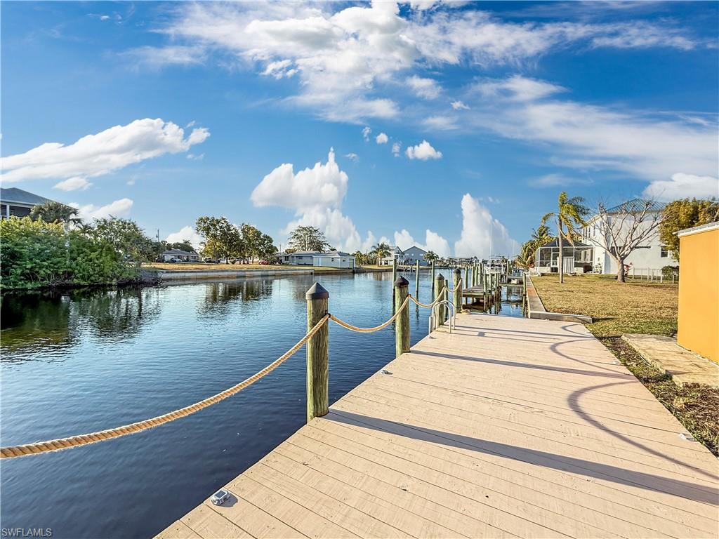2115 St Croix Avenue Fort Myers, FL 33905 - Photo 35 of 37 Dock area with a water view and a residential view