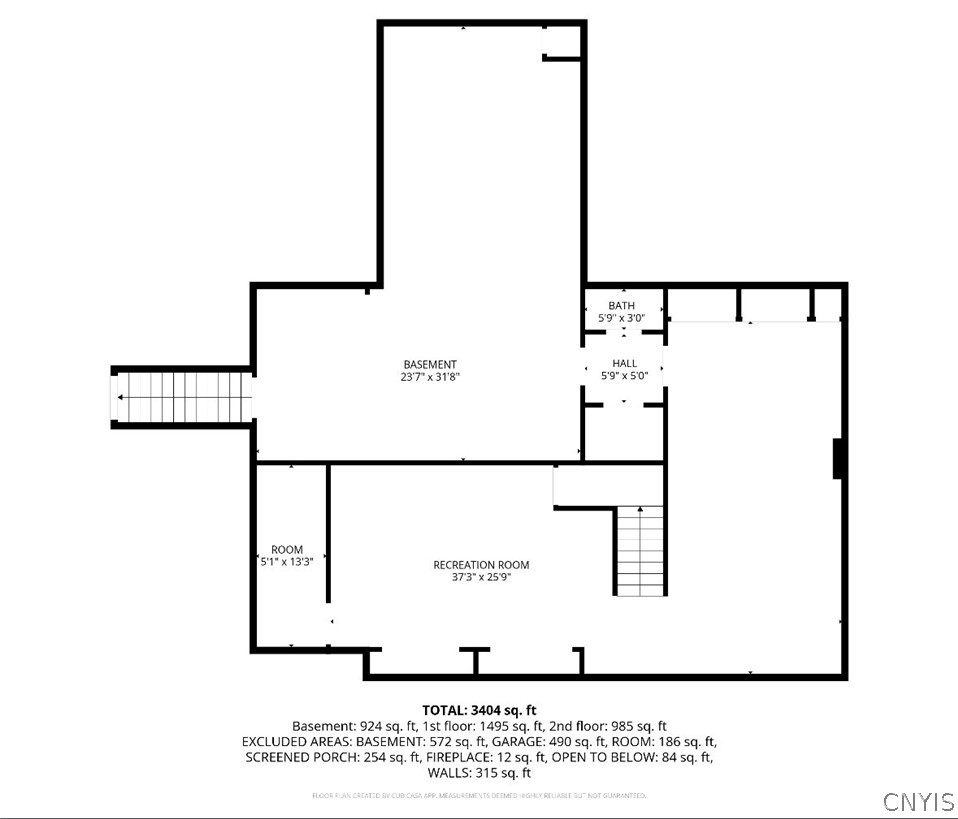 7892 East Ridge Pointe Drive Manlius, NY 13066 - Photo 46 of 46 Finished lower level with stairs to garage.