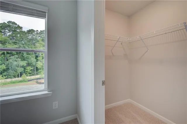 a view of a window in a room