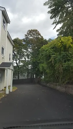 a car parked on the side of a road