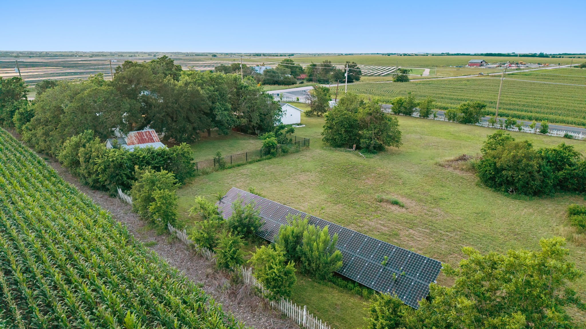 17919 Manda Carlson Road Coupland, TX 78615 - Photo 40 of 40 an aerial view of a houses with outdoor space and river
