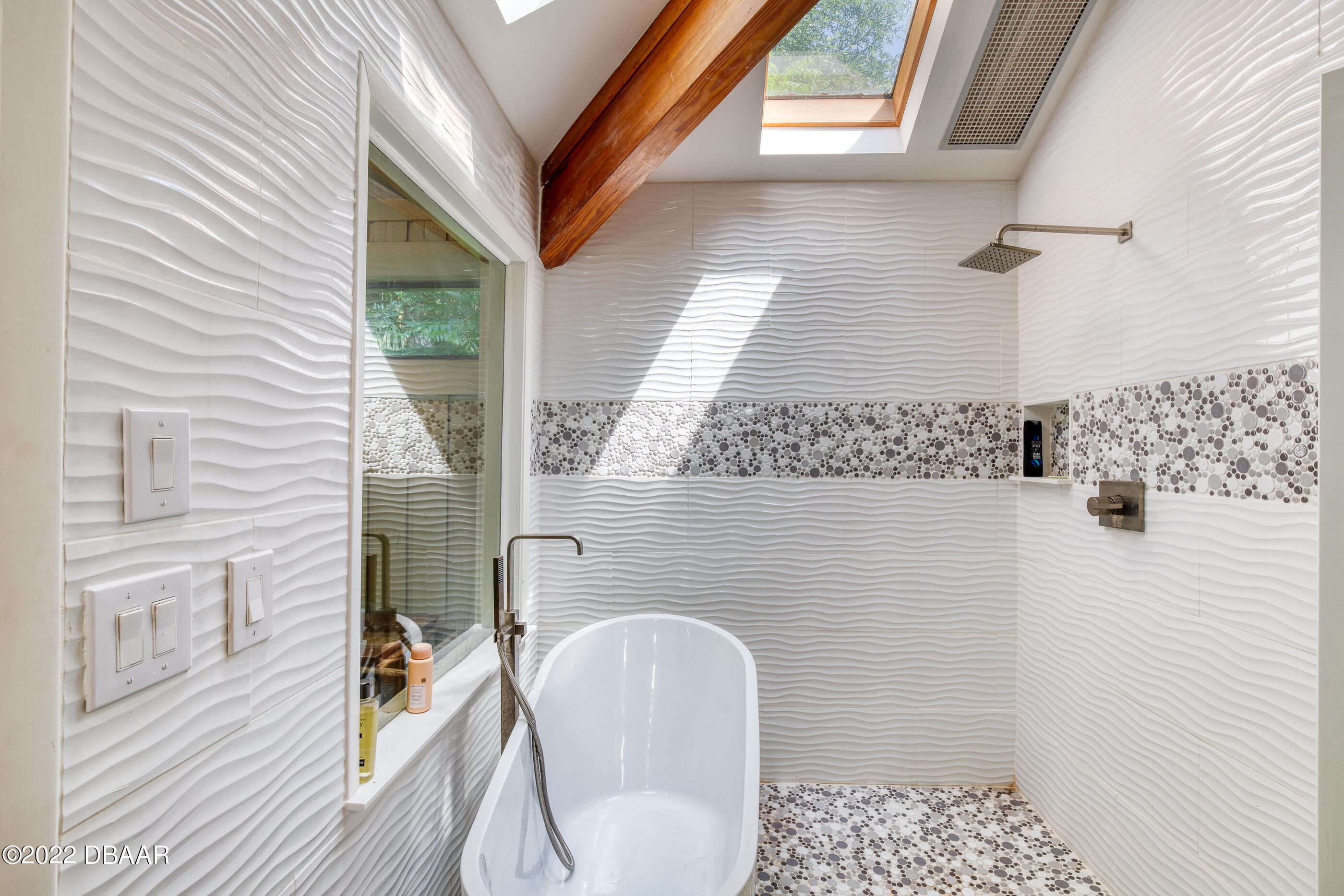 110 River Bluff Drive Ormond Beach, FL 32174 - Photo 34 of 57 a bathroom with a toilet and a shower