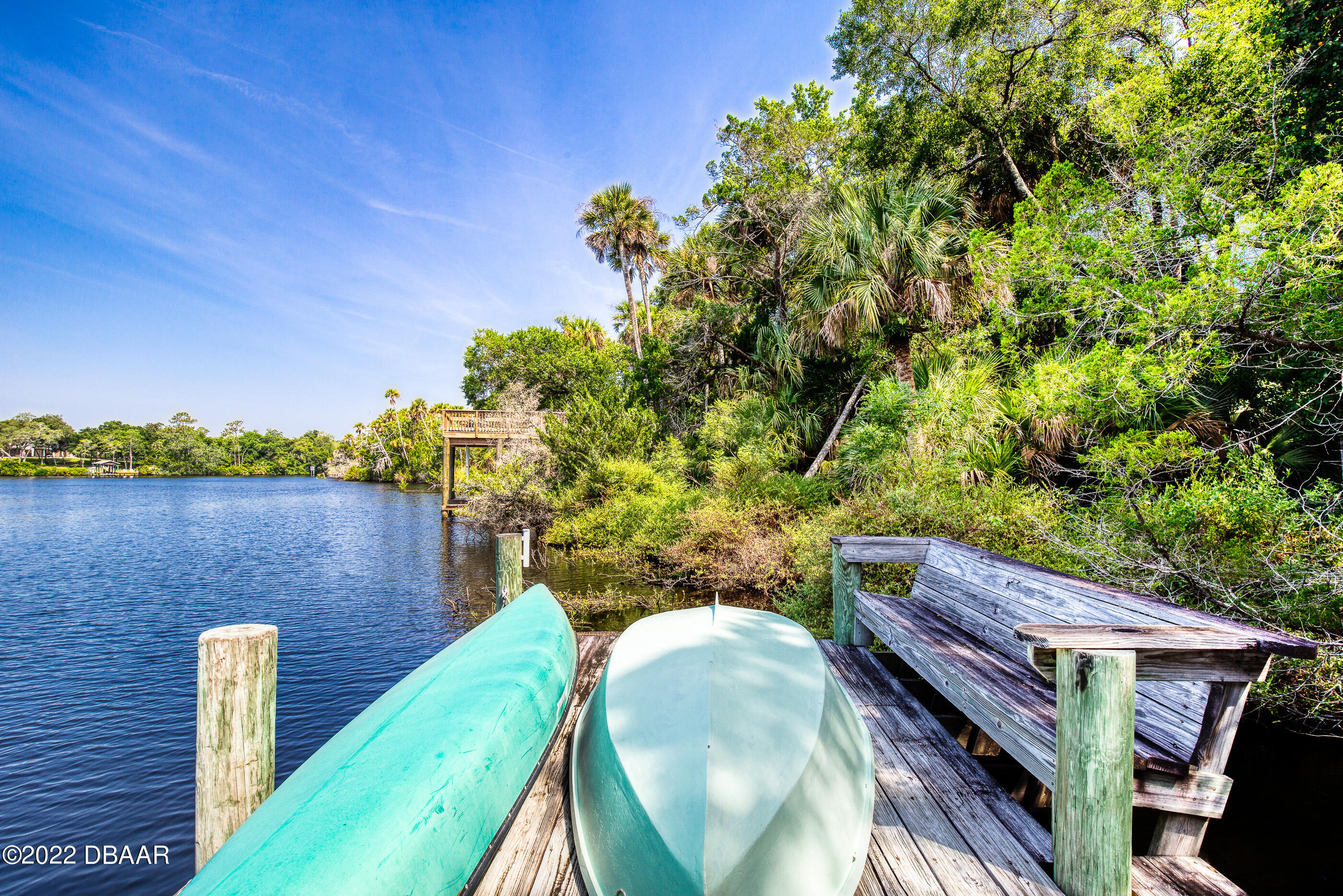 110 River Bluff Drive Ormond Beach, FL 32174 - Photo 57 of 57 a view of a backyard with sitting area