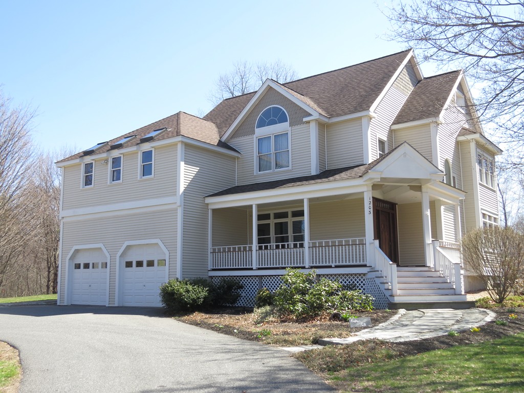 1203 Liberty Square Road Boxborough, MA 01719 - Photo 1 of 1 a front view of a house with garden