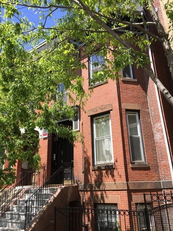 front view of house with a tree