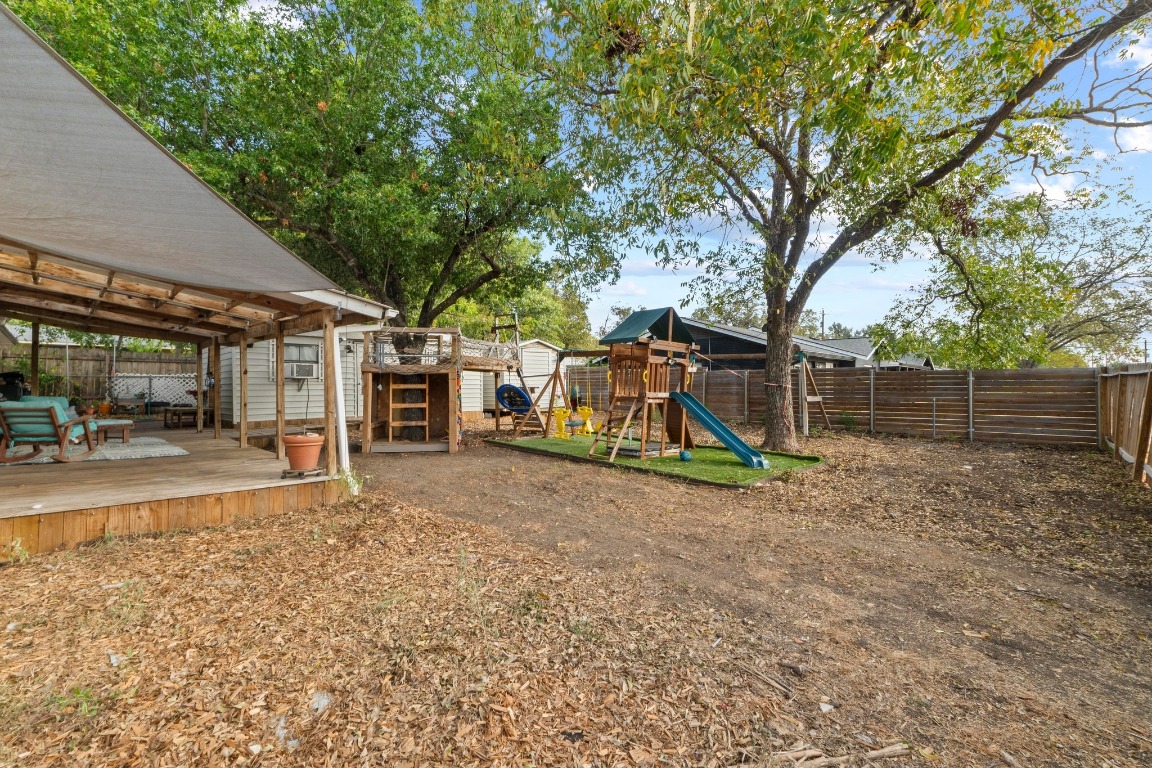 1805 Vine Street Georgetown, TX 78626 - Photo 21 of 32 a view of outdoor space with trampoline