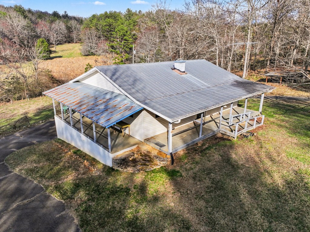 595 Wildlife Trail Morganton, GA 30560 - Photo 32 of 34 a view of a wooden deck patio and outdoor space