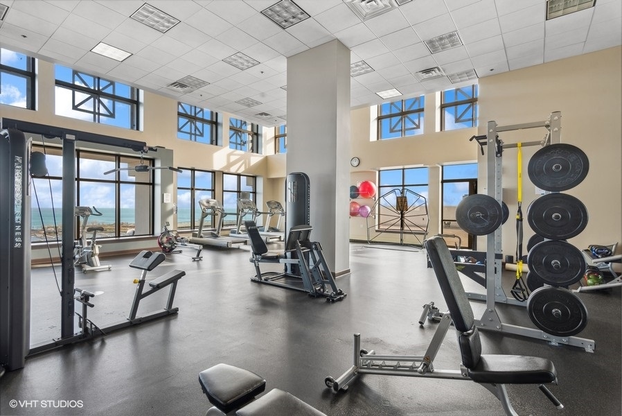 1335 South Prairie Avenue, Unit 605 Chicago, IL 60605 - Photo 20 of 20 a view of a room with gym equipment