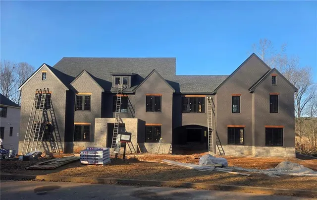 a view of a house with a patio