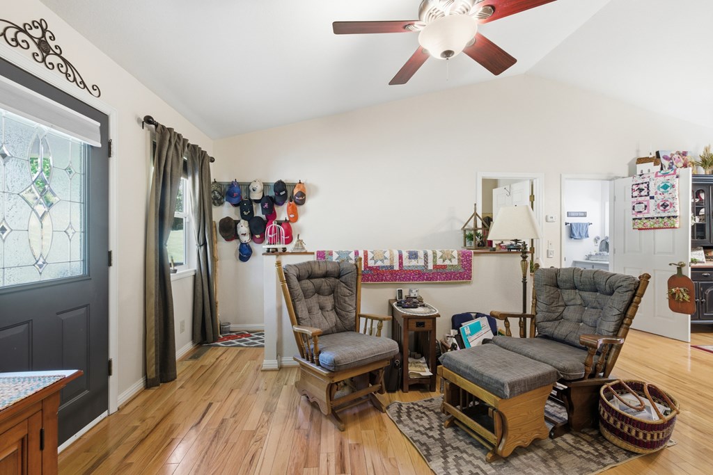 68 West Vineyard Road Hayesville, NC 28904 - Photo 21 of 46 a living room with furniture and a wooden floor
