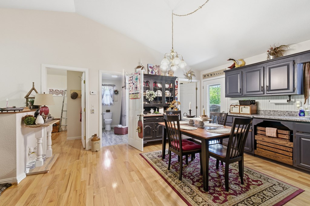 68 West Vineyard Road Hayesville, NC 28904 - Photo 26 of 46 a view of a dining room with furniture