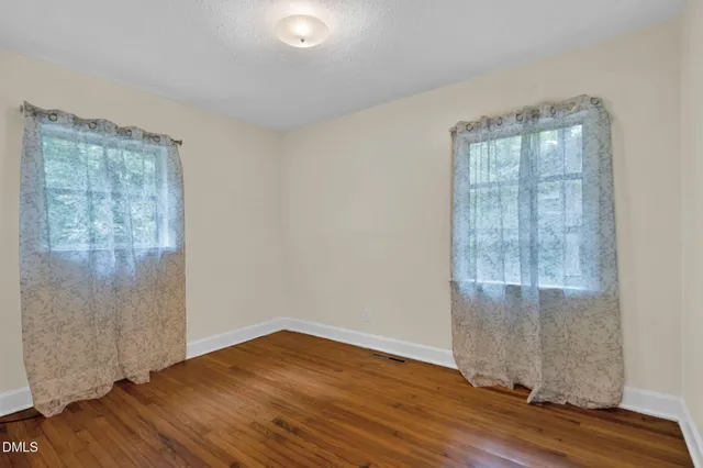 wooden floor in an empty room
