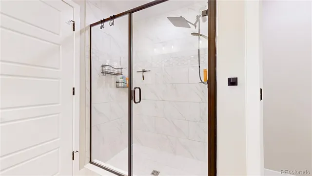 a living room with a couch and a table