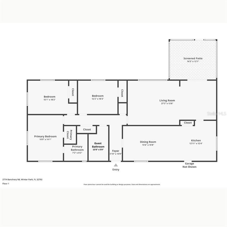 2774 Banchory Road Winter Park, FL 32792 - Photo 30 of 30 a picture of a floor plan