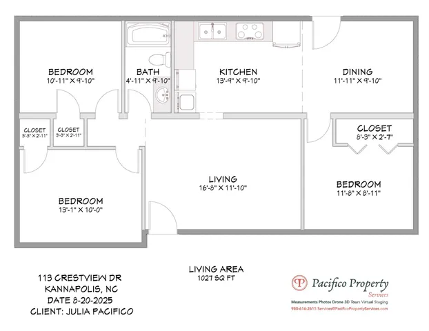 $1,600 | 113 Crestview Drive, Concord, NC 28027