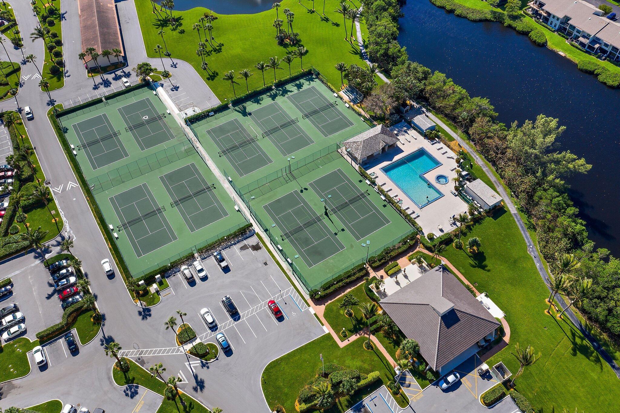 100 Ocean Trail Way, Unit 1403 Jupiter, FL 33477 - Photo 25 of 30 an aerial view of a house with a garden
