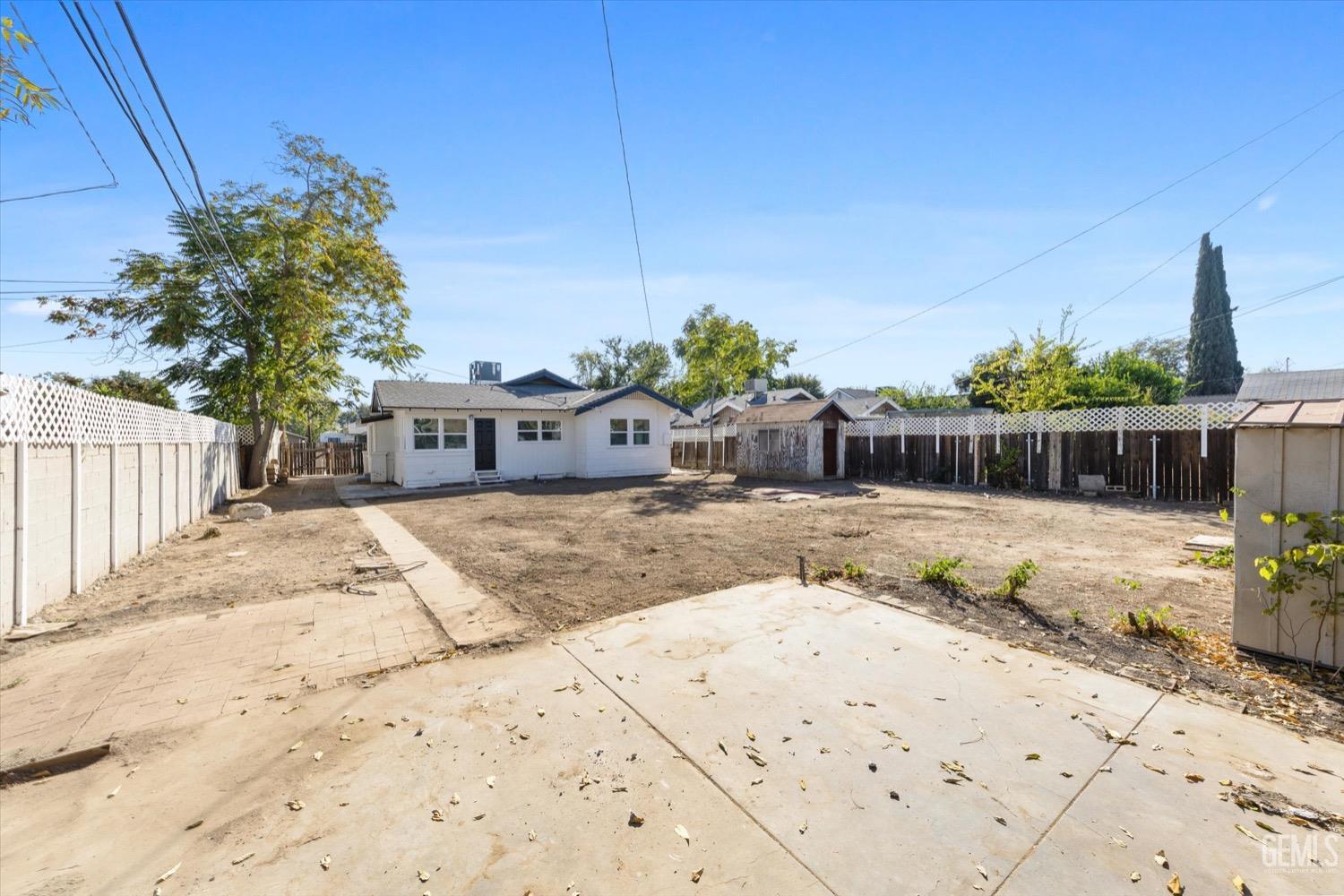 Undisclosed Address Bakersfield, CA 93304 - Photo 44 of 47 a view of a backyard of the house