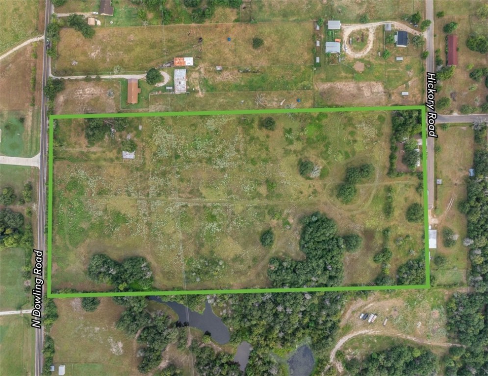 11754 Hickory Road College Station, TX 77845 - Photo 3 of 7 Map / location with property boundaries highlighted